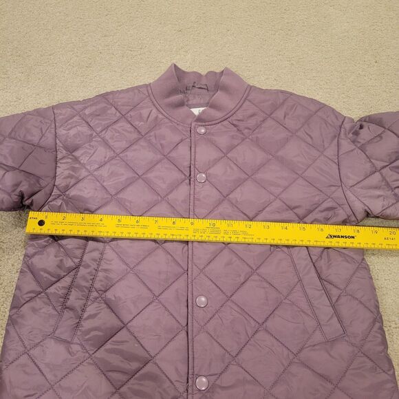 GAP Kids lightweight quilted puffer jacket In Lavender Size large (10-11) - Picture 4 of 8